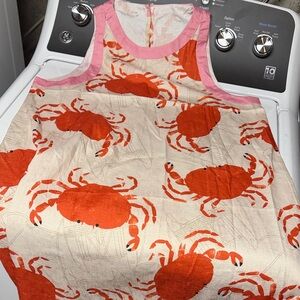 Crab Print Tank Top dress